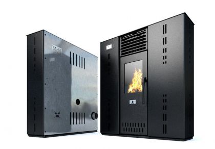 Суха пелетна камина EcoSpar GEMINI 8kw