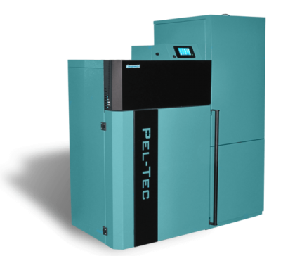 Котел на пелети Centrometal Pel-Tec 12kW за дървесни пелети - автоматизирано почистване на димоходите