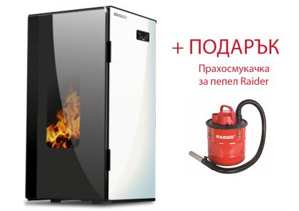 Пелетнa каминa BURNiT VISION 13kW с водна риза 