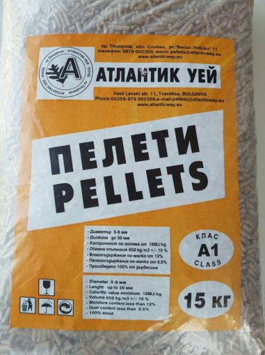 Пелети Атлантик Уей 60% бор и 40 дъб
