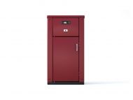 Пелетна камина  EcoSpar MAXIMA 33kw - червен