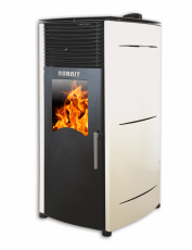 Суха пелетна каминa BURNiT Comfort 4G/8 - бяла