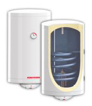 Бойлер Sunsystem 100L 2kW, емайлиран/вертикален - със серпентина