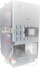 Пелетен пакет с котел Bosch HE SFU 27с пелетна горелка Biotech 27kW - Parno EU