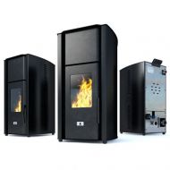 Пелетна камина с водна риза EcoSpar AURIGA 25 kw