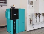 Котел на пелети Centrometal Pel-Tec 18kW - вградена пелетна горелка - Парно ЕУ