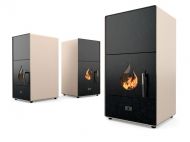 Пелетна камина EcoSpar NOVA 25kw - бяла