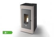 Пелетна камина с водна риза LUISA 13kW - сива