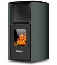 Пелетнa каминa BURNiT Advant 4G 13 с водна риза - черна