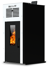 Суха пелетна каминa BURNiT AMBIENT 4G 8KW - бяла