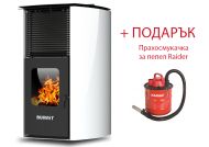 Пелетнa каминa с водна риза BURNiT Advant-NOVATION 25 с вграден Wi-Fi модул + подарък прахосмукачка за пепел